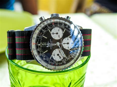 breitling navitimer 8 strap|Breitling Navitimer nato strap.